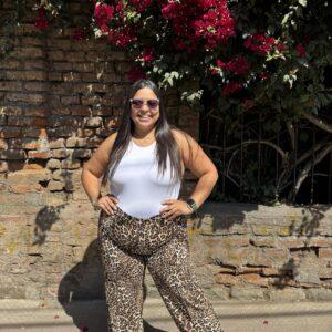 PALAZZO ANIMAL PRINT SCUBA
